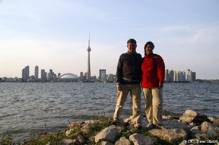 Toronto Skyline Peter und Nicole