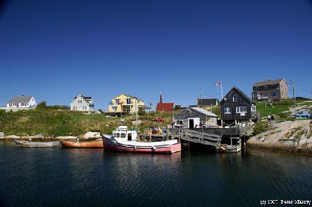 Fischerboote in Peggys Cove