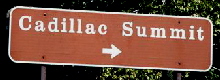 Cadillac Summit sign